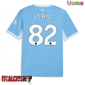 Manchester City Rico Lewis #82 Prima Maglia 2026-27 Manica Corta Manchester City Rico Lewis #82 Prima Maglia 2026-27 Manica Corta